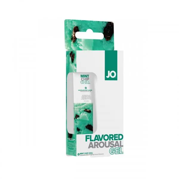 Enhancers System Jo Jo Mint Chip Chill Flavored Arousal Gel 34oz