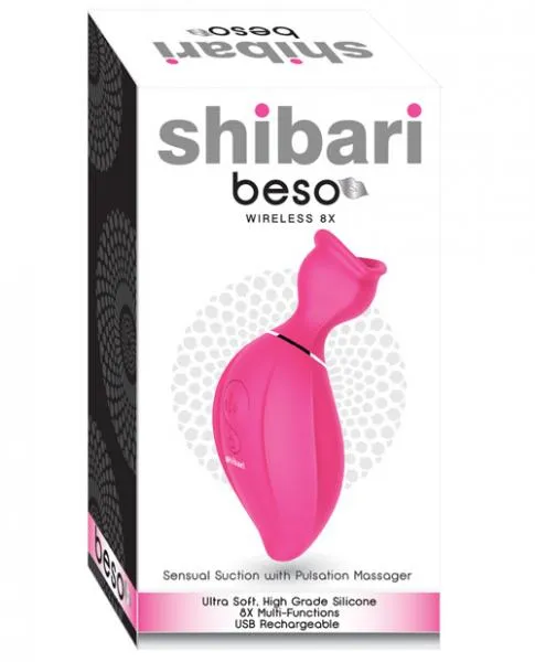 Shibari Vibrators Shibari Beso Sensual Suction With Pulsation 8 X Pink Shibari Vibrators Shibari Beso Sensual Suction With Pulsation 8 X Pink