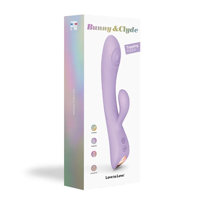 Vibrators Lovely Planet Love to Love Bunny Clyde Rechargeable Tapping Rabbit Silicone Vibrator Viva Mauve Vibrators Lovely Planet Love to Love Bunny Clyde Rechargeable Tapping Rabbit Silicone Vibrator Viva Mauve