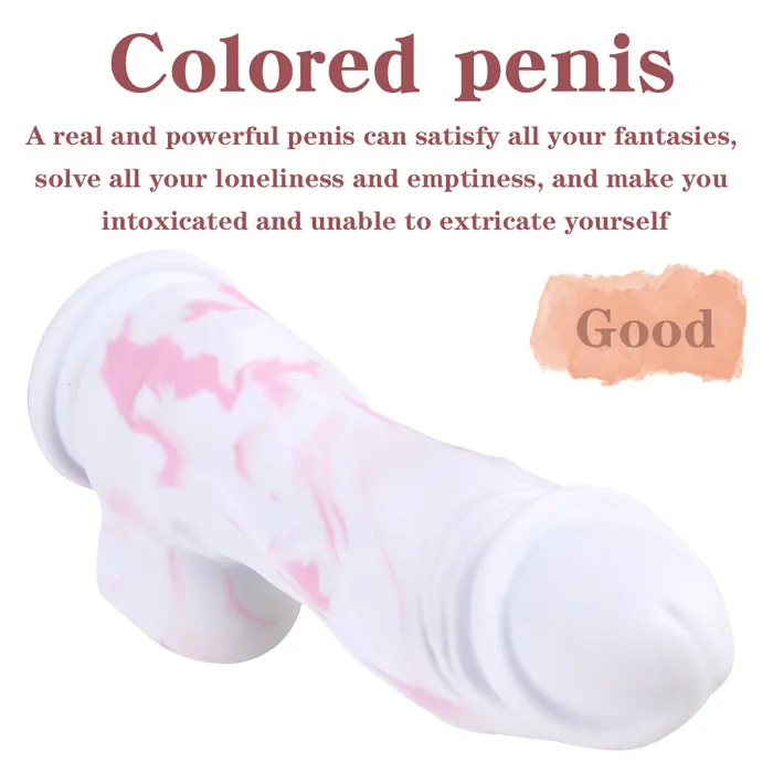Dildos MD MD Gorilla 866 inch Bad Dragon Dildo Silicone PinkWhite