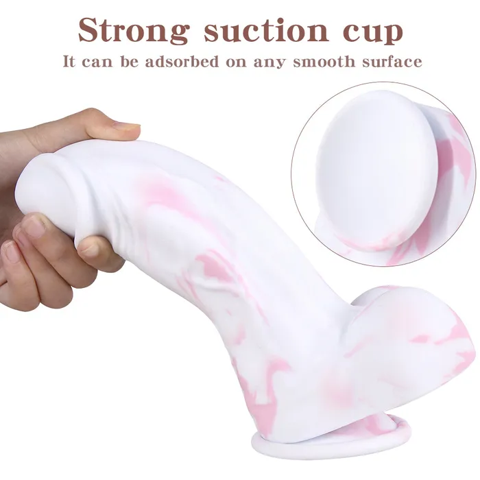 Dildos MD MD Gorilla 866 inch Bad Dragon Dildo Silicone PinkWhite