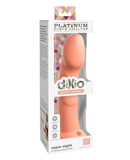 Pipedream Products Dildos Dillio Platinum 8 Super Eight Silicone Dildo