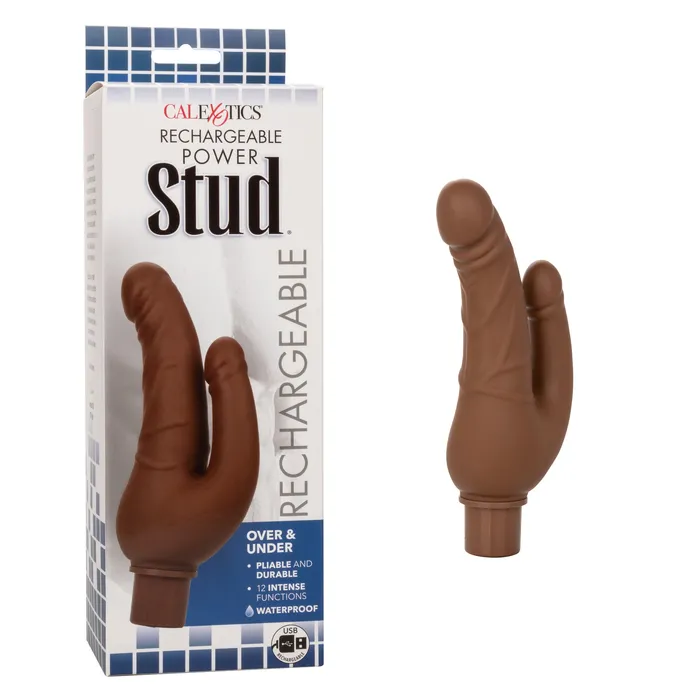 Rechargeable Power Stud Over Under Ivory CalExotics Female Sex Toys