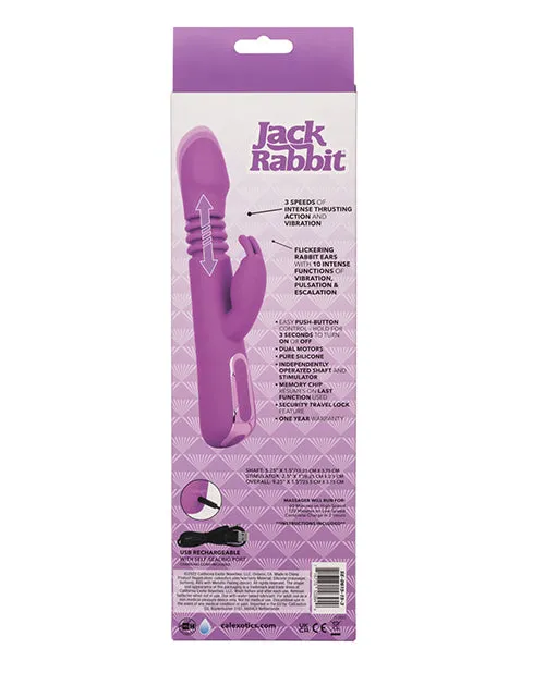Vibrators California Exotic Novelties Jack Rabbit Elite Thrusting Rabbit