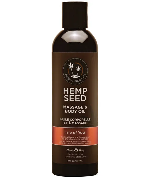 Couples Earthly Body Massage Oil 8 Oz Earthly Body