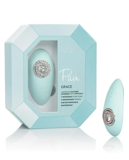 Cal Exotics Female Sex Toys Jopen Pave Curved Intimate Massager wCrystal Grace