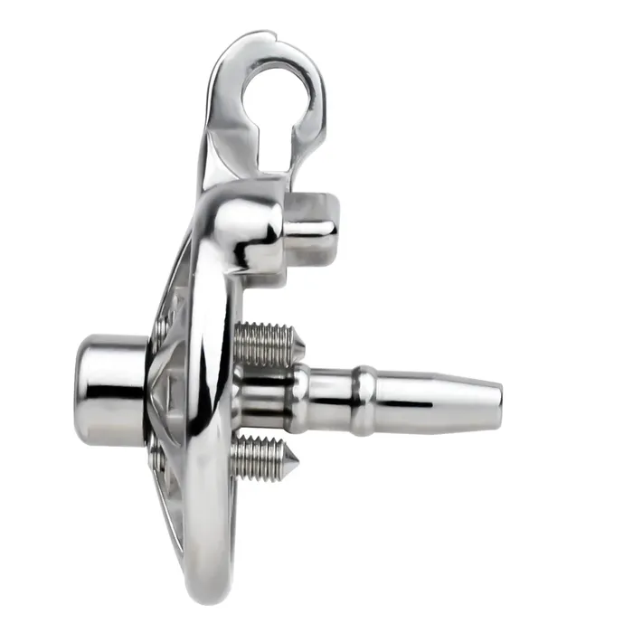 Flat Cock Cage With Removable Spikes CHASTITY CAGE CO Male Sex Toys