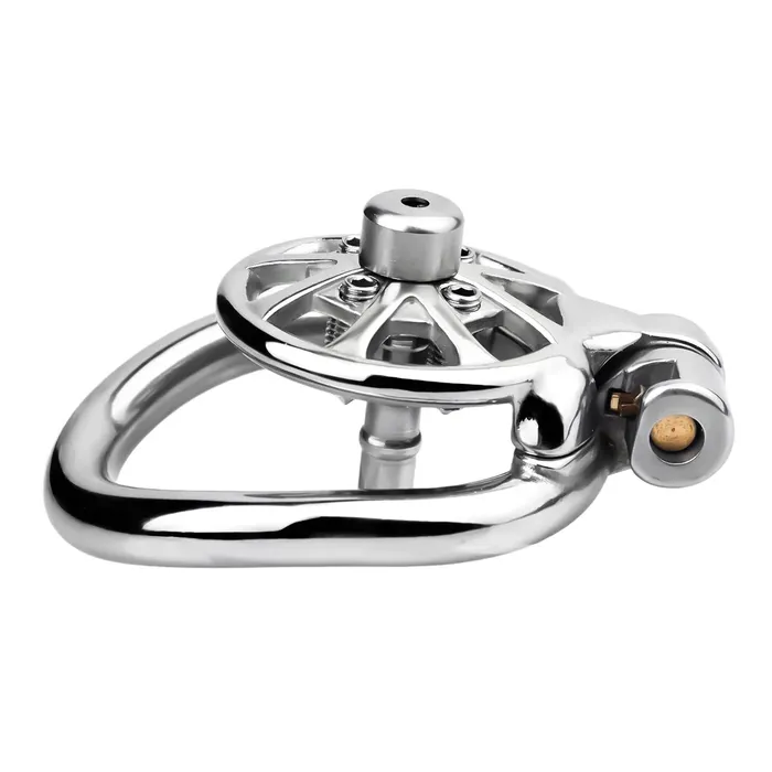 Flat Cock Cage With Removable Spikes CHASTITY CAGE CO Male Sex Toys