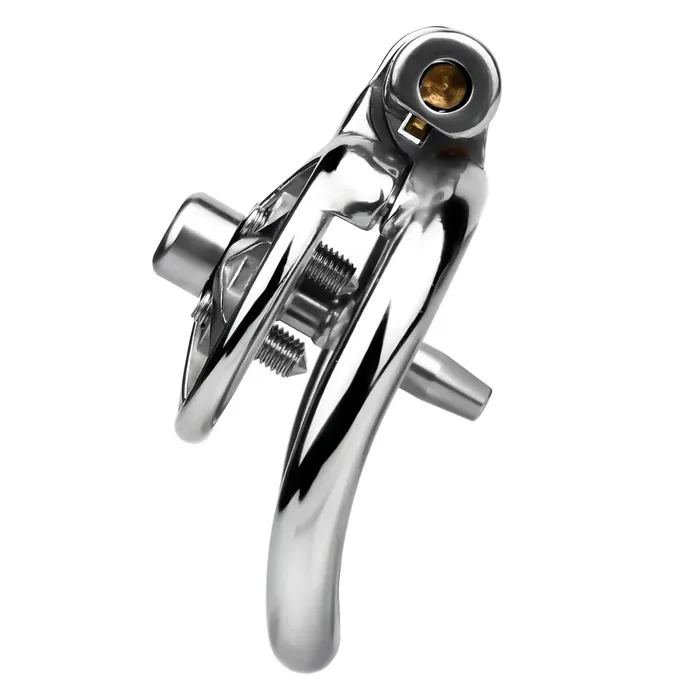 Flat Cock Cage With Removable Spikes CHASTITY CAGE CO Male Sex Toys