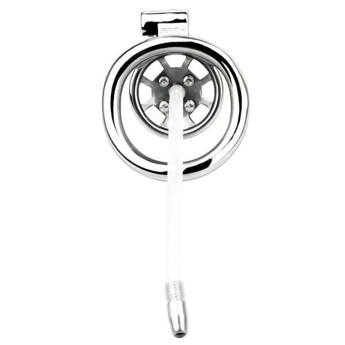 Flat Cock Cage With Removable Spikes CHASTITY CAGE CO Male Sex Toys