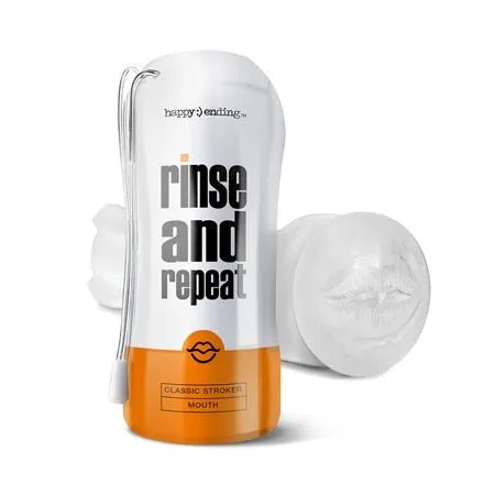 Happy Ending Rinse And Repeat Classic Stroker Mouth Global Novelties LLC Male Sex Toys Happy Ending Rinse And Repeat Classic Stroker Mouth Global Novelties LLC Male Sex Toys