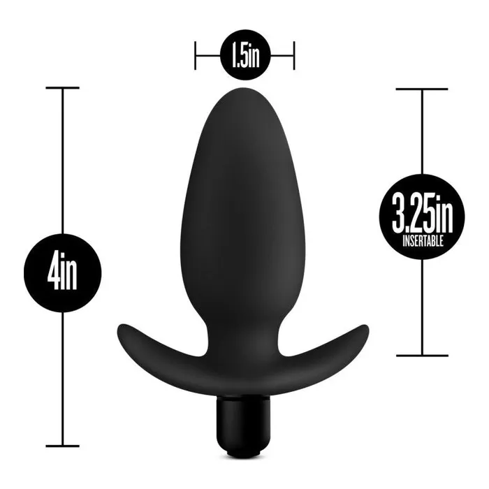 Anal Adventures Male Sex Toys Vibrating Saddle Butt Plug Anal Adventures Platinum Silicone