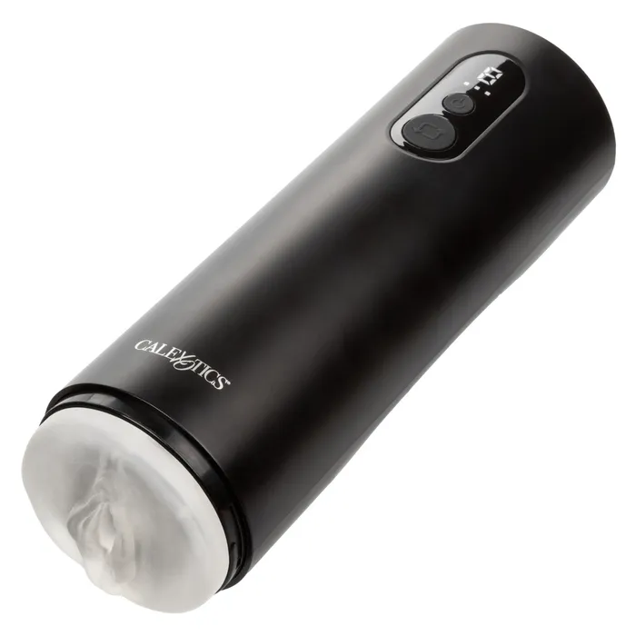 CalExotics Bionic THRUSTING MASTURBATOR Rechargeable Vibrating Male Masturbator with Turbo Charge Button Male Sex Toys