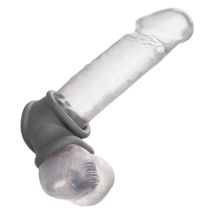 CalExotics Male Sex Toys Alpha Liquid Silicone Precision Ring Gray