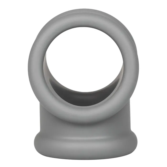 CalExotics Male Sex Toys Alpha Liquid Silicone Precision Ring Gray