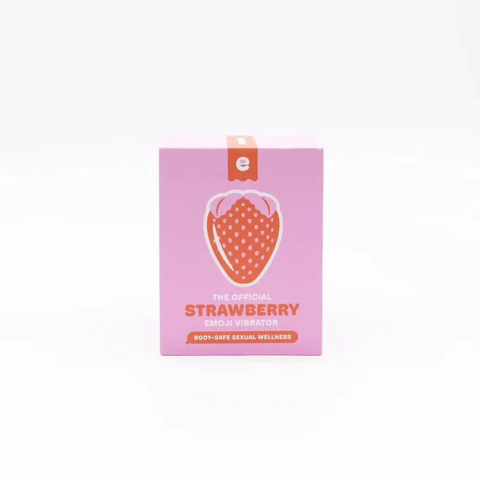 Female Sex Toys Pixelrise LLC Emojibator Strawberry Emoji Vibrator Suction