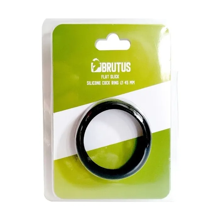 Male Sex Toys Brutus Brutus Flat Slick Cock Ring 45mm Black