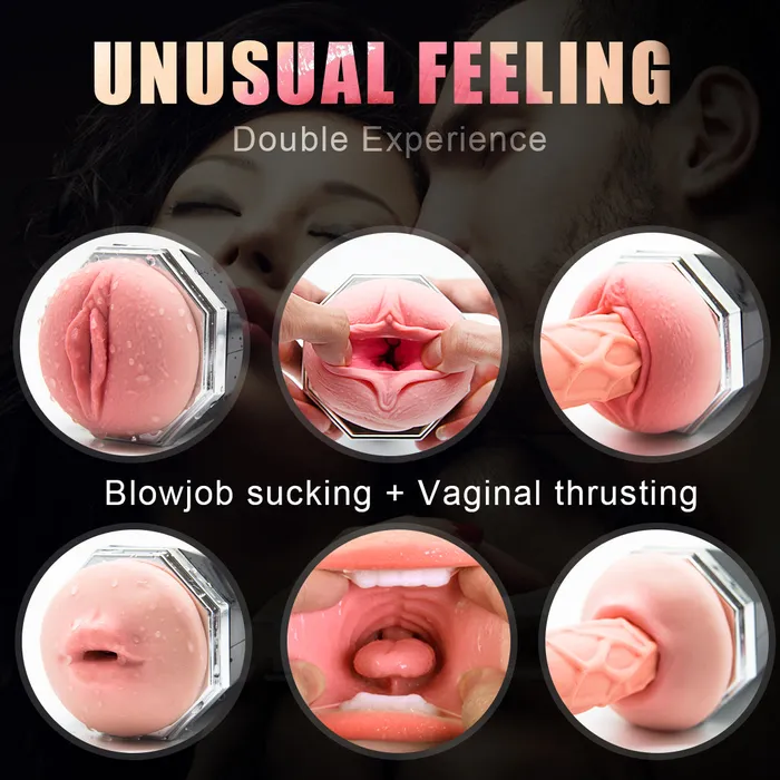 Male Sex Toys JazzToy 2 in 1 Electric Masturbator