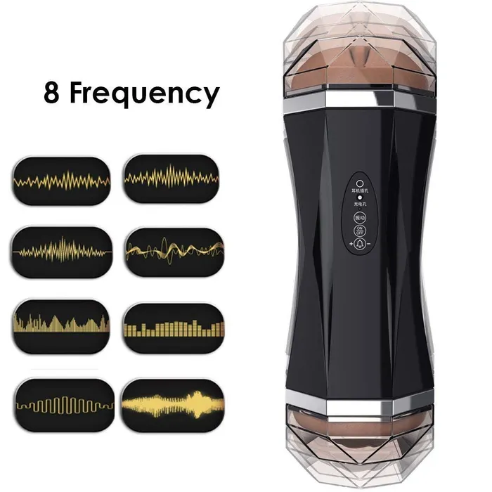 Male Sex Toys JazzToy 2 in 1 Electric Masturbator