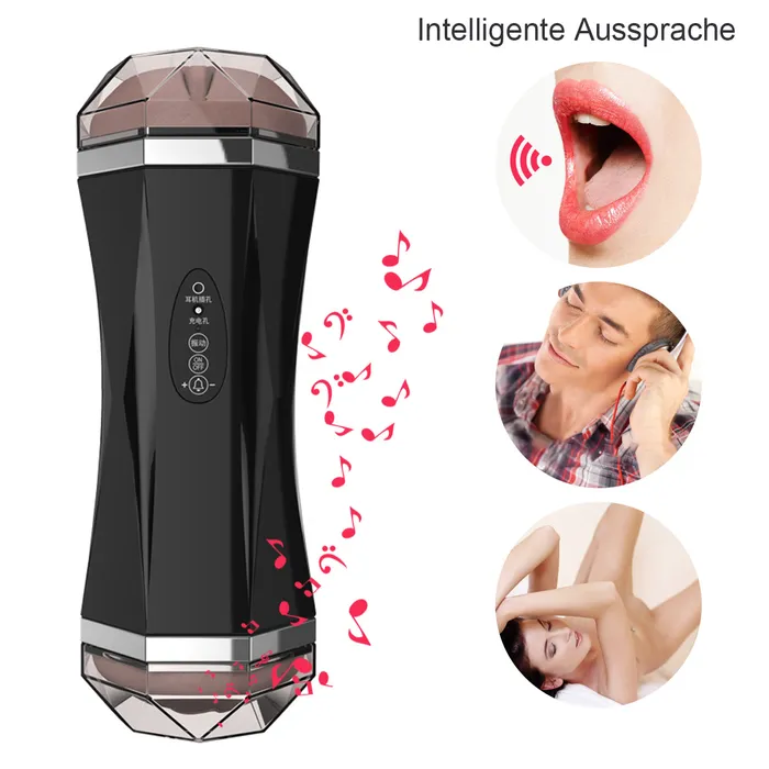 Male Sex Toys JazzToy 2 in 1 Electric Masturbator