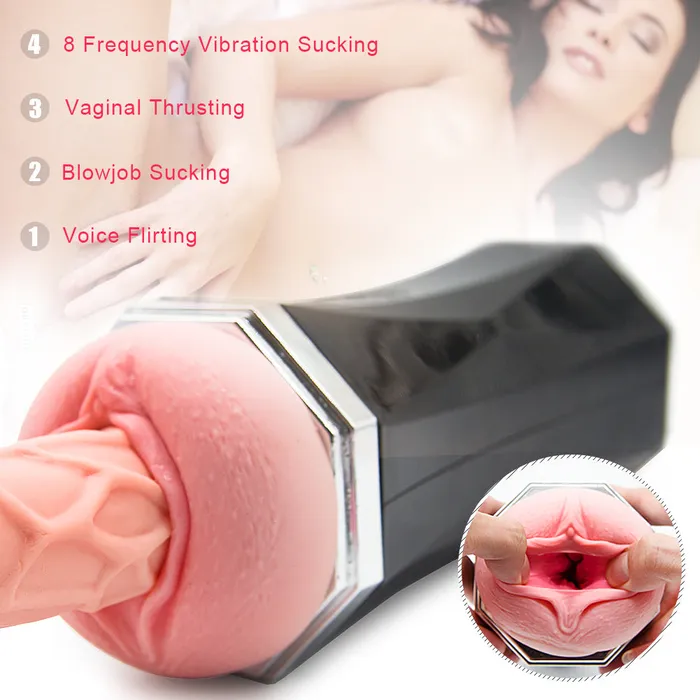 Male Sex Toys JazzToy 2 in 1 Electric Masturbator
