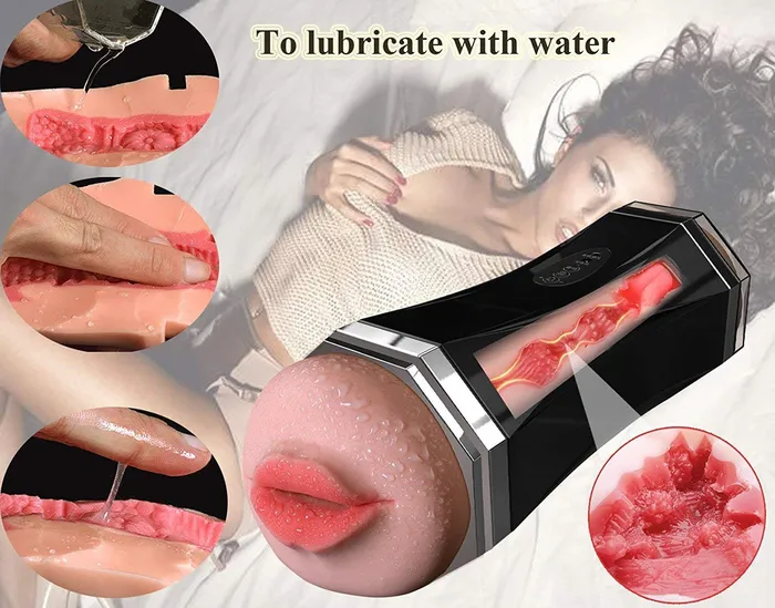 Male Sex Toys JazzToy 2 in 1 Electric Masturbator