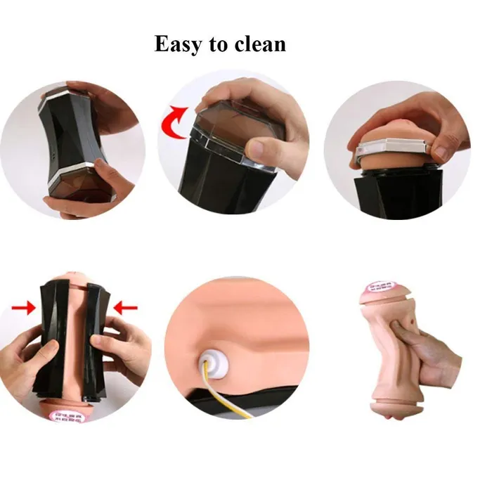 Male Sex Toys JazzToy 2 in 1 Electric Masturbator