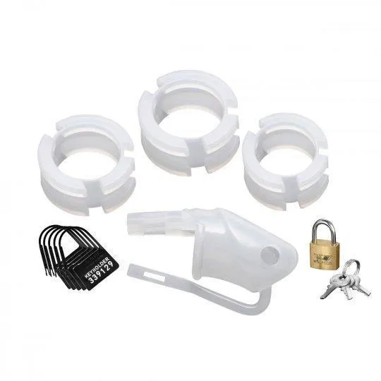 Silicone Cock Chastity Cage Scandals Male Sex Toys