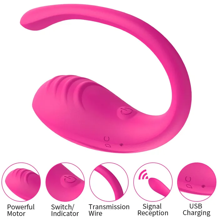 Vibrators HAPPY EGG App Controlled GSpot Stimulator Love Egg Bluetooth Discreet Design Scandals